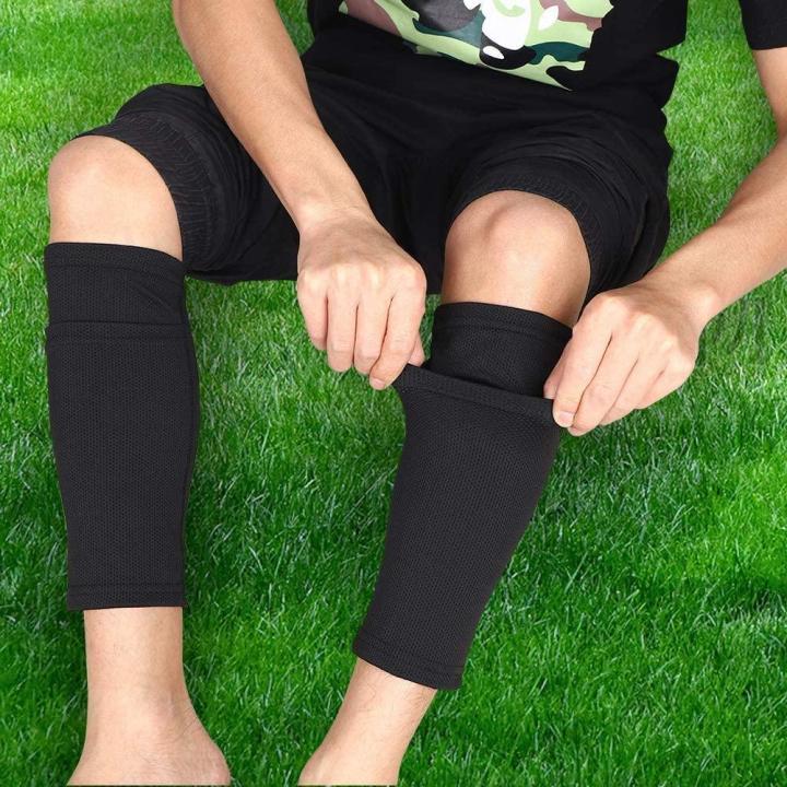 Voetbal afgeknipte sok. Pre cut sleeve voor voetballers. Zwart.